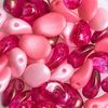 Glass beads-Mix "Lili Petal Deluxes" Pink
