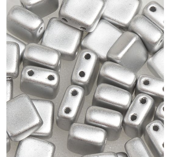 Glass bead "Square", 35 pieces