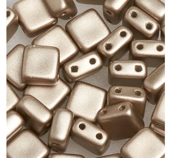 Glass bead "Square", 35 pieces