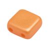 Glass bead "Square", 35 pieces Orange