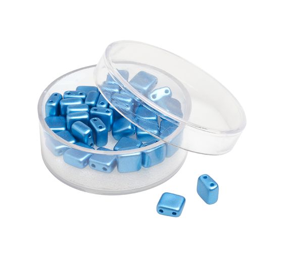 Glass bead "Square", 35 pieces