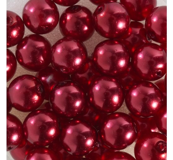 Crystal Renaissance glass wax bead, 6mm, 40 pieces