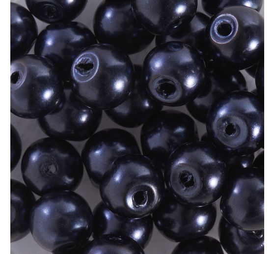 Crystal Renaissance glass wax bead, 6mm, 40 pieces