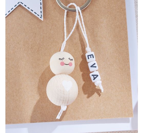 Czarne" korale z literami