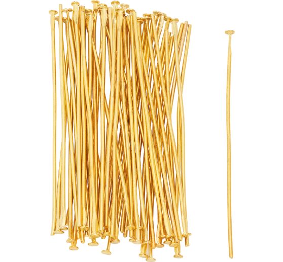 Szpilki do koralików magicznych, ok. 50 mm, 50 sztuk