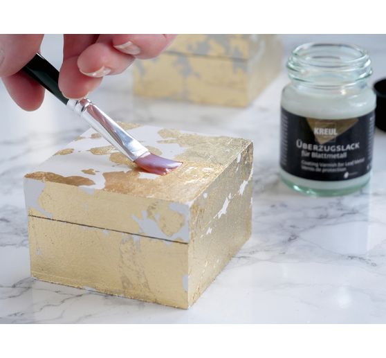 KREUL Złocenie metalem w liściach "Złota elegancja"