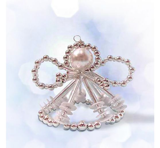 Beaded angel craft set "Arielle", about 7cm