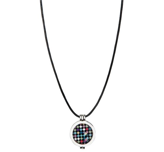 Bawełniany naszyjnik, czarny