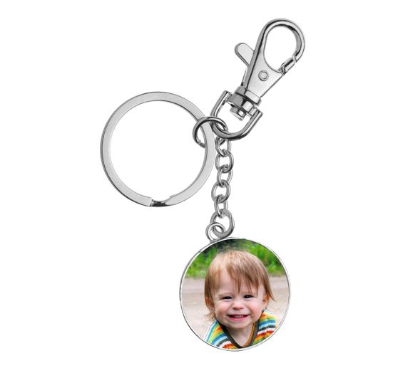 Kaboszonowy brelok do kluczy z okrągłym karabińczykiem