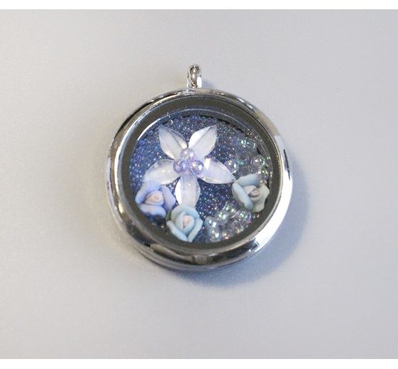 Okrągły" ozdobny zawieszki z medalionem