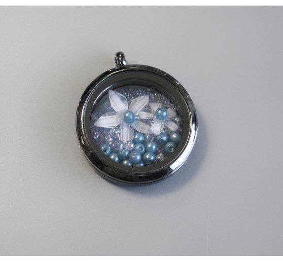 Okrągły" ozdobny zawieszki z medalionem