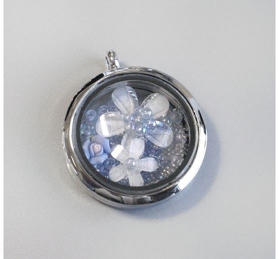 Okrągły" ozdobny zawieszki z medalionem