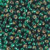 Miyuki rocailles silverlined emerald