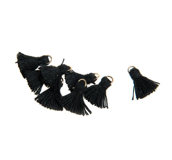 Frędzel z oczkiem, 8 sztuk, 15 mm