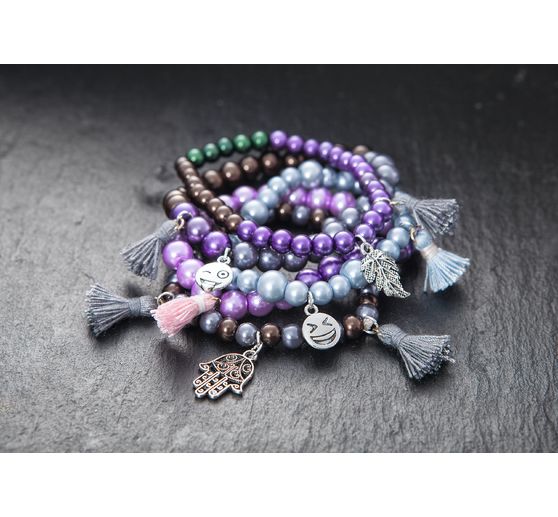 Ozdobne zawieszki VBS Charms mix "Przybij piątkę"