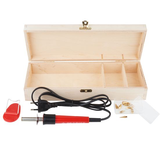 Kolba brandingowa w drewnianym pudełku