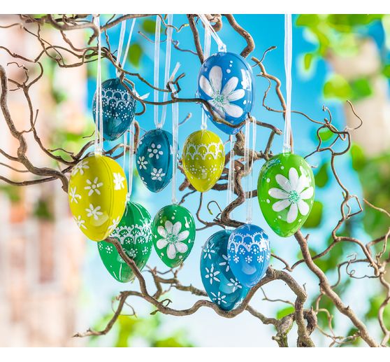 Jajko akrylowe VBS, 8 cm, 6 sztuk