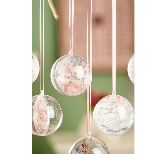 VBS Acrylic ball, Ø 8 cm, 6 pcs.