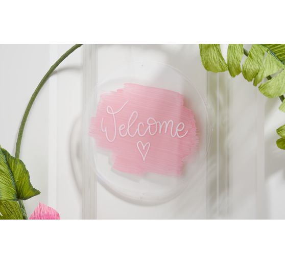 Acrylic separating-/painting disc "Round", Ø 12 cm