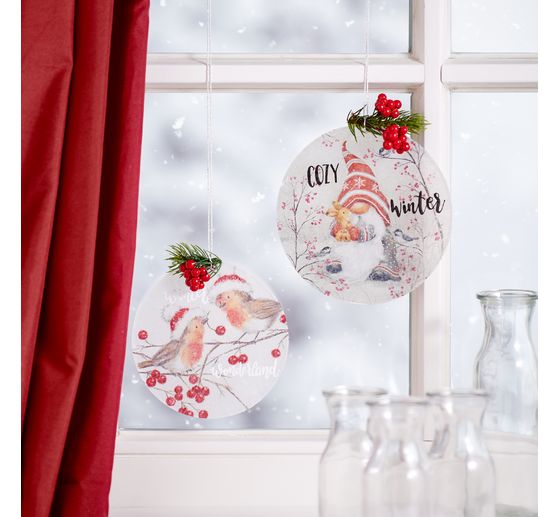 Acrylic separating-/painting disc "Round", Ø 16 cm