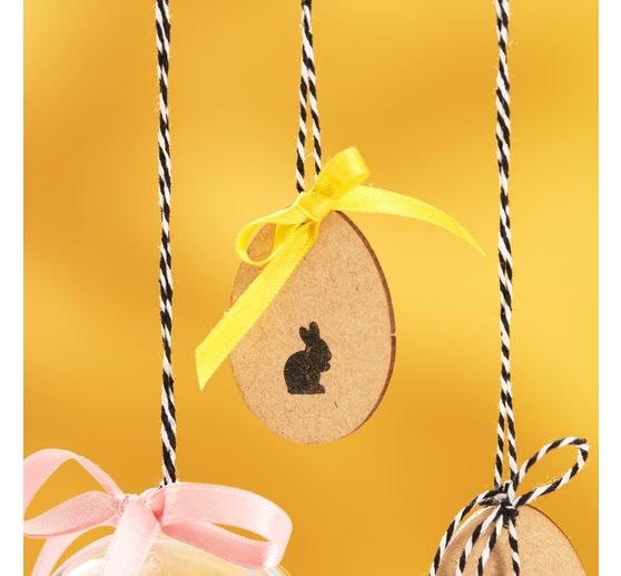 Decoration pendants "Eggs", 6 pieces