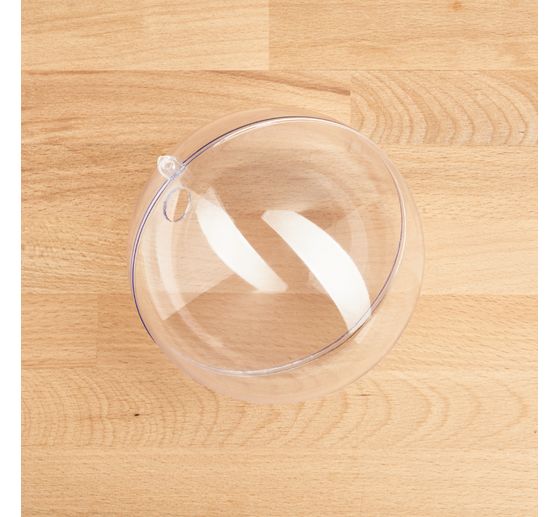 Acrylic ball with hole, &Oslash; 14 cm