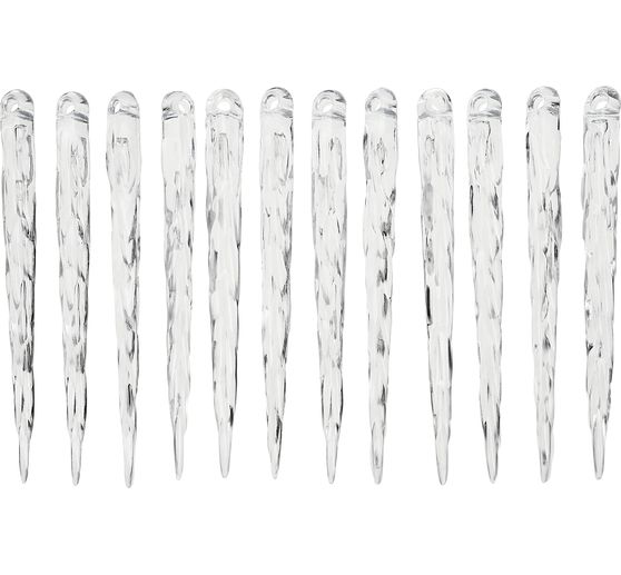 Forma akrylowa "Icicle", 12 sztuk