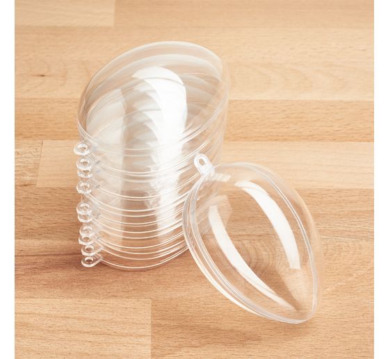 Jajko akrylowe VBS, 8 cm, 6 sztuk