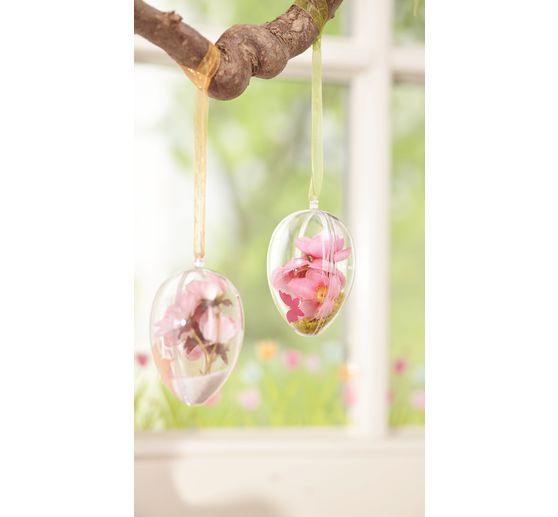 Jajko akrylowe VBS, 8 cm, 6 sztuk