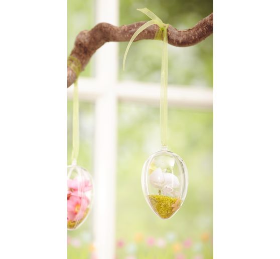 Jajko akrylowe VBS, 8 cm, 6 sztuk