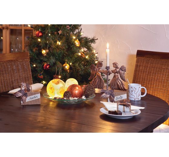 Acrylic ball with hole, Ø 8 cm