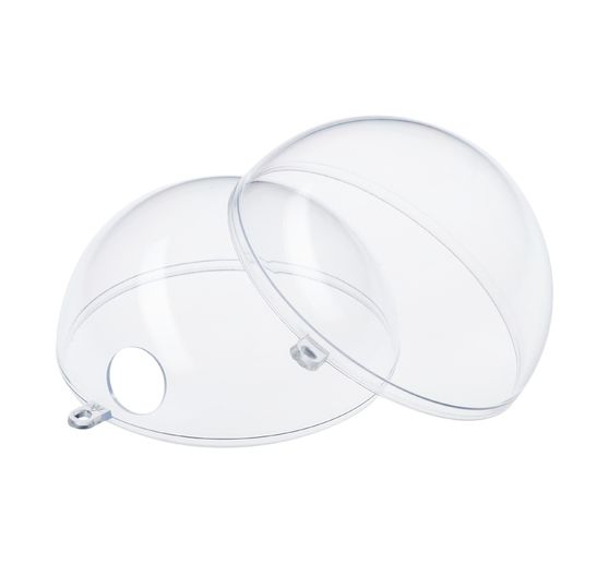 Acrylic ball with hole, Ø 20 cm
