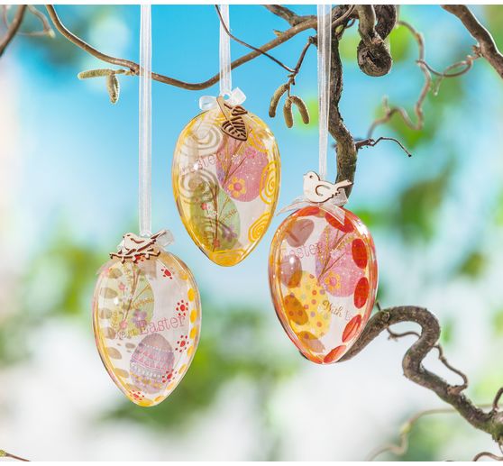 Jajko akrylowe VBS, 8 cm, 6 sztuk