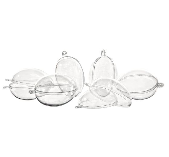 Jajko akrylowe VBS, 8 cm, 6 sztuk