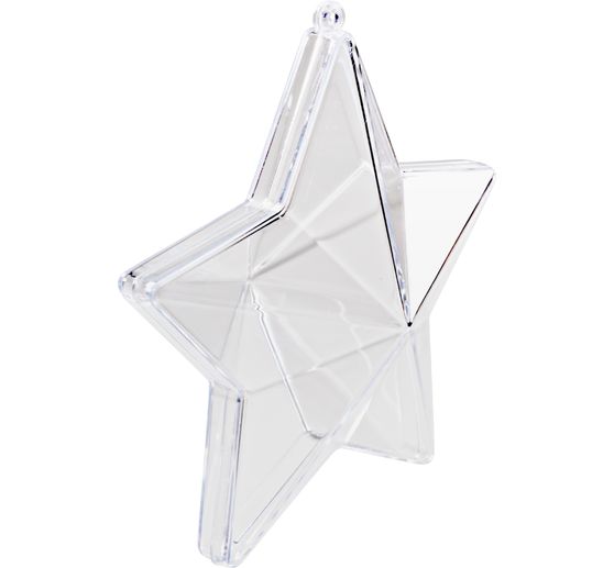 VBS Acrylic form "Ster", 8 cm, 6 Stück