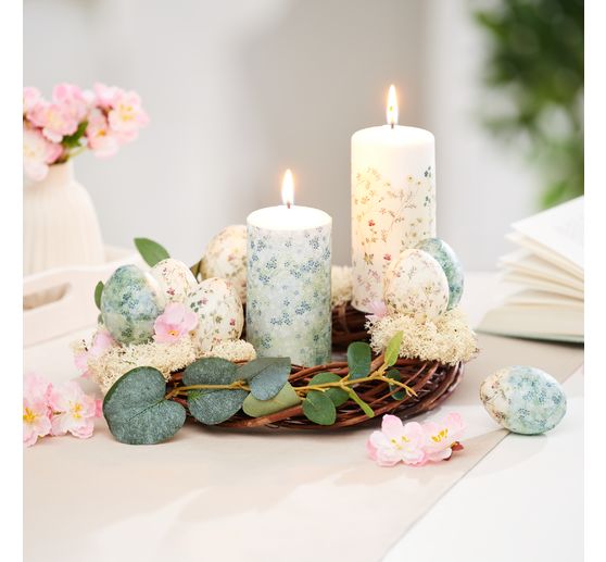 Pillar candle "Pure Natural Wax", Ø 6 x 13 cm