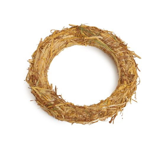 Straw wreath Ø 20 cm