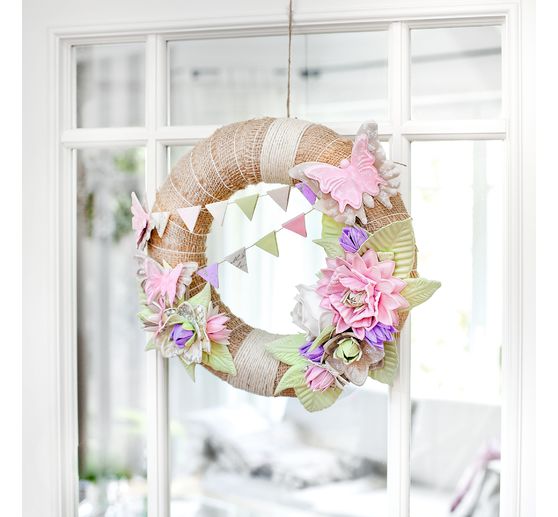 Pierścień styropianowy płaski (Roman), Ø 30 cm