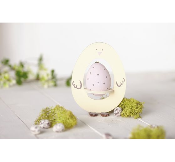 Jajka styropianowe VBS, 10 sztuk, 6 x 4 cm