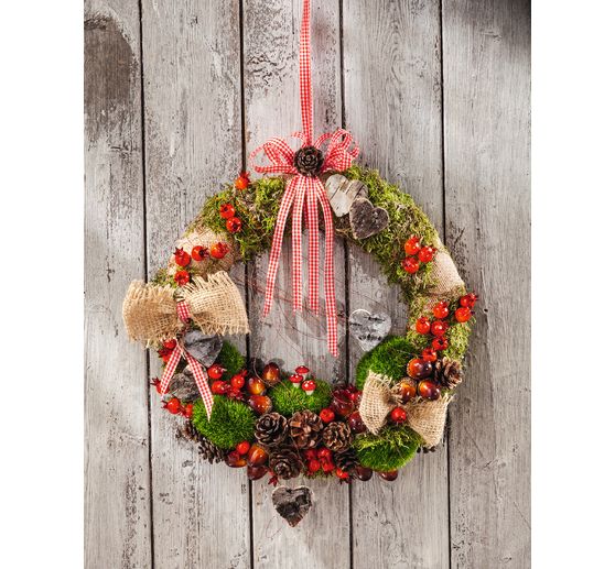 Straw wreath Ø 25 cm