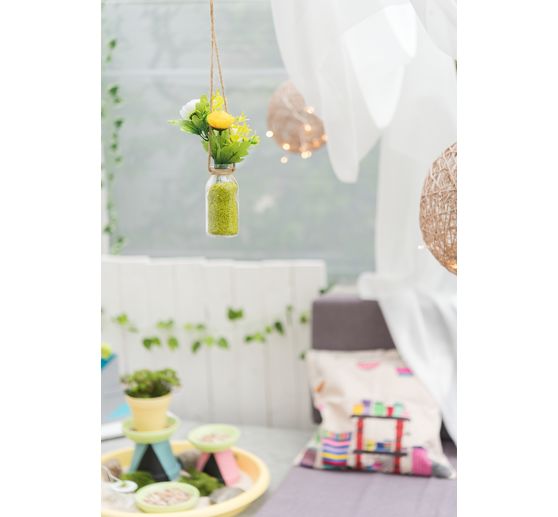 VBS Ranunculus, sztuczny, biały/żółty, ok. 28 cm, 10 szt.