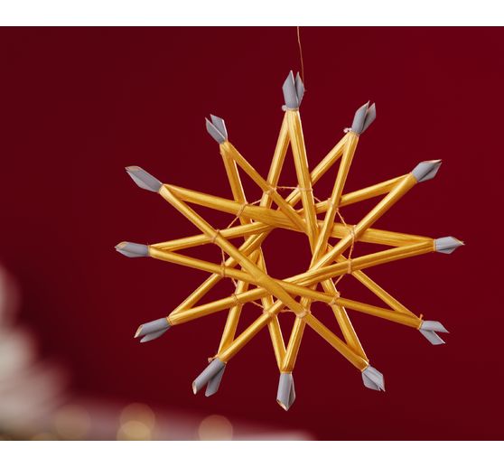 Handicraft set "Straw Star"