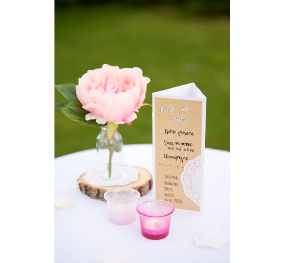 VBS Glass bottles with cork stopper, 12 pieces