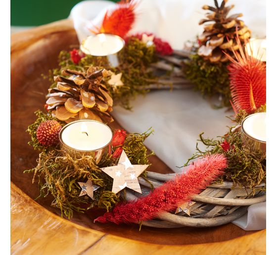 Dried flowers potpourri set "Red"