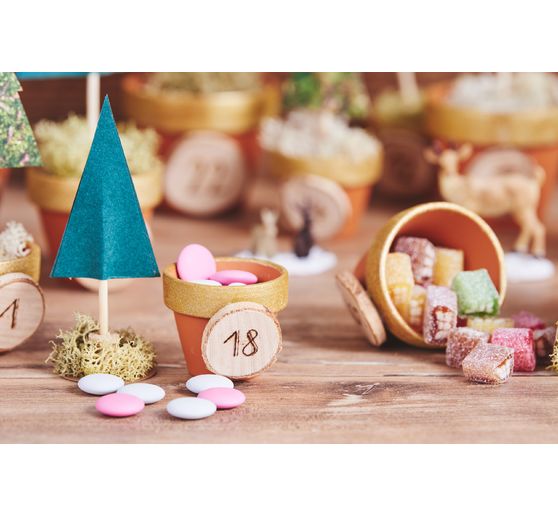 Mini krążki z kory VBS "Round"