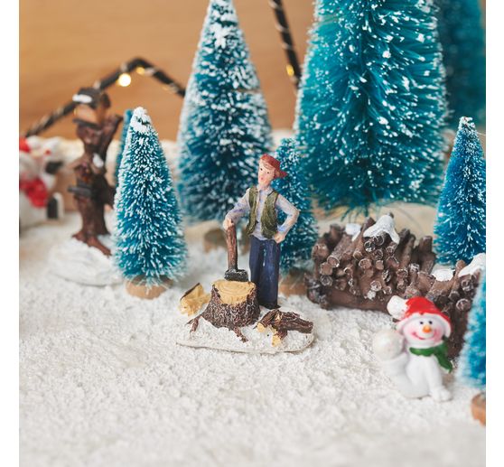 Zestaw do budowy z drewna VBS "Stragan na rynku", w tym LED