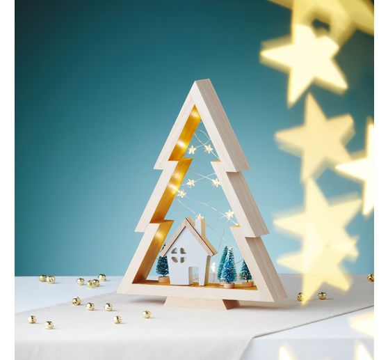 VBS Micro LED chain of lights "Star", with timer