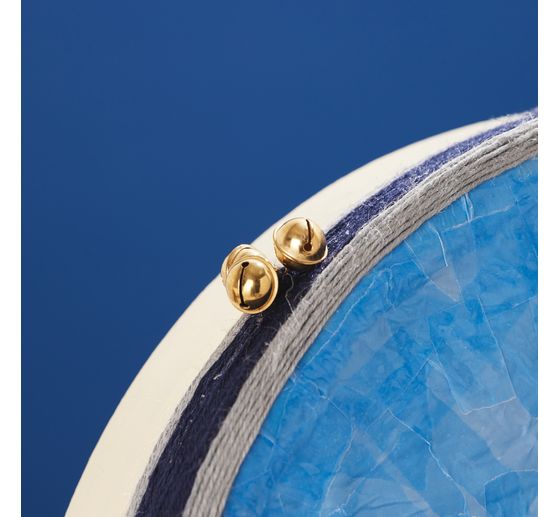 Dzwonki, 15 mm, złota farba