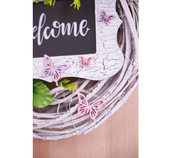 VBS Ranunculus, sztuczny, różowy, ok. 28 cm, 10 szt.