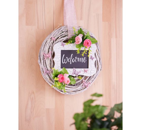 VBS Ranunculus, sztuczny, różowy, ok. 28 cm, 10 szt.